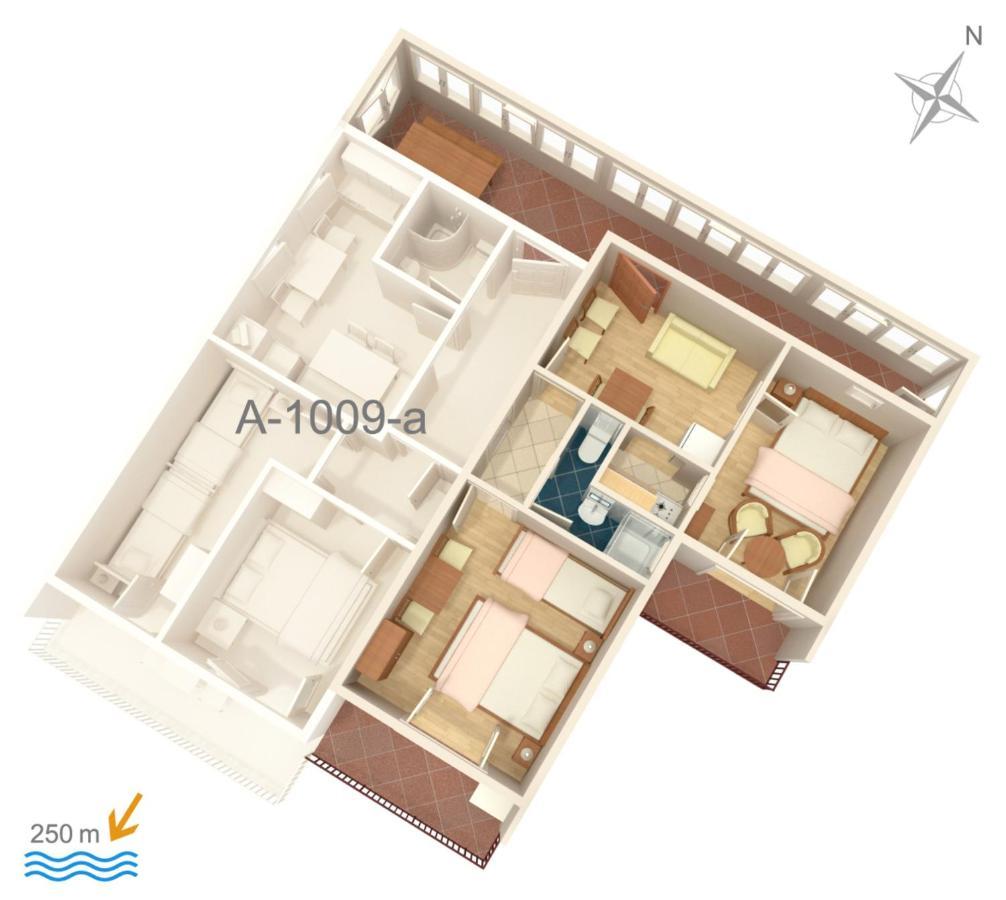 Apartments With A Parking Space Pisak, Omis - 1009 Bagian luar foto